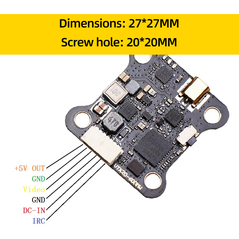 JHEMCU VTX20-600 5.8G 40CH FPV - Skyzone Sky04O Pro Fpv Goggles 评论和价格