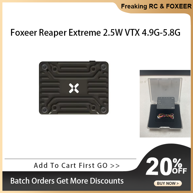 Foxeer 4.9G~6G Reaper Extreme  - Foxeer Reaper Extreme 2.5W Vtx 评论和价格