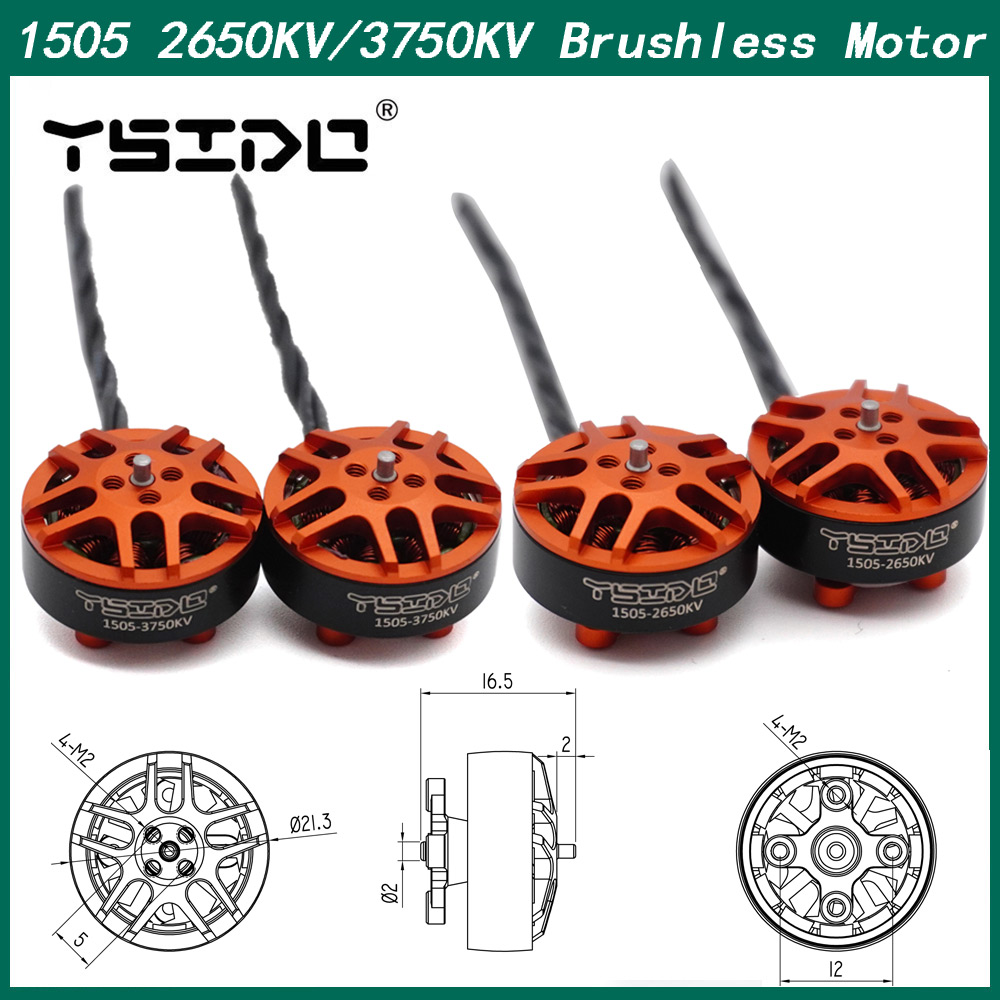 4PCS YSIDO 1505 2650KV 3750KV  - Walksnail Avatar Hd Goggles X 评论和价格